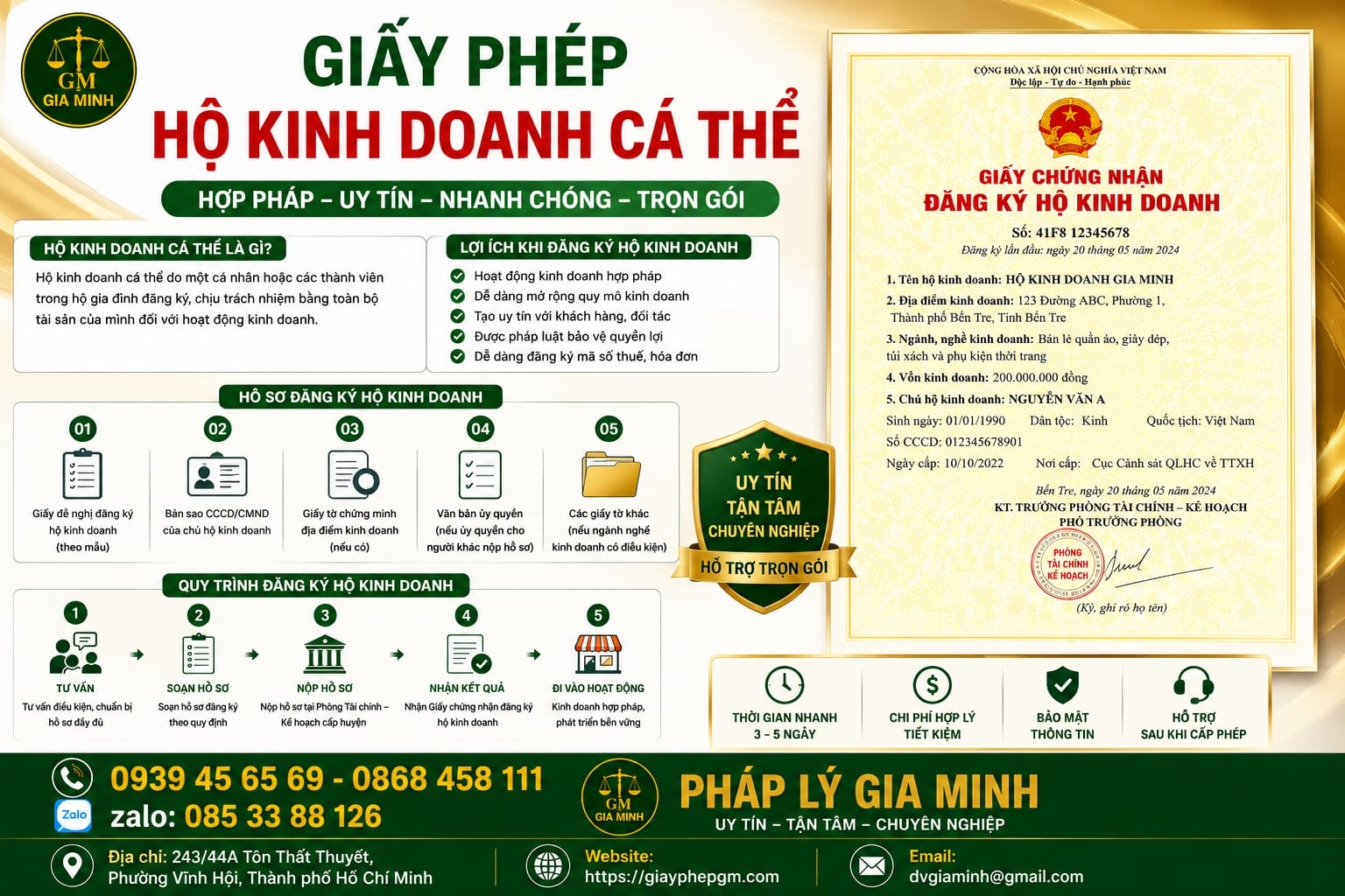 Giấy phép hộ kinh doanh cá thể
