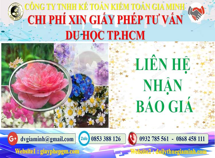 Xin giấy phép tư vấn du học Nam Định 5 Bảng giá xin giấy phép tư vấn du học Nam Định