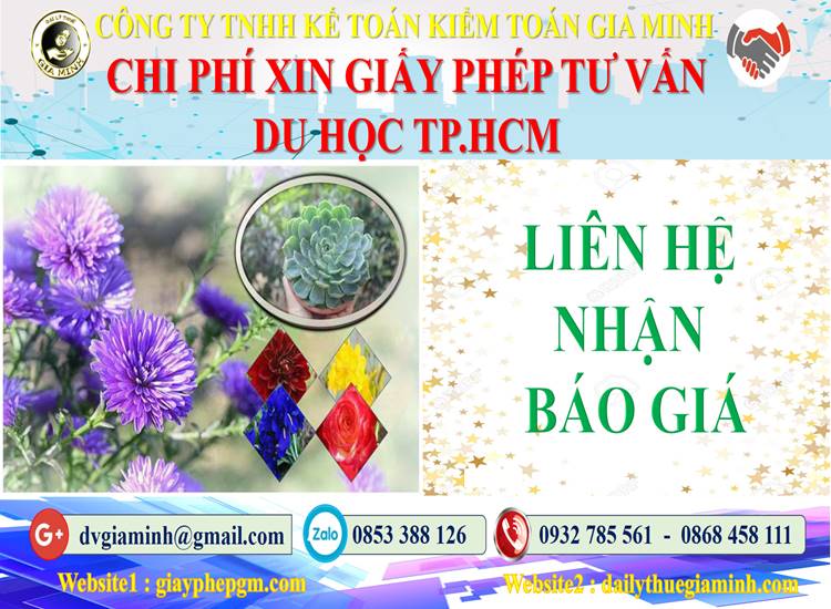 Xin giấy phép tư vấn du học Sơn La 5 Bảng giá xin giấy phép tư vấn du học Sơn La