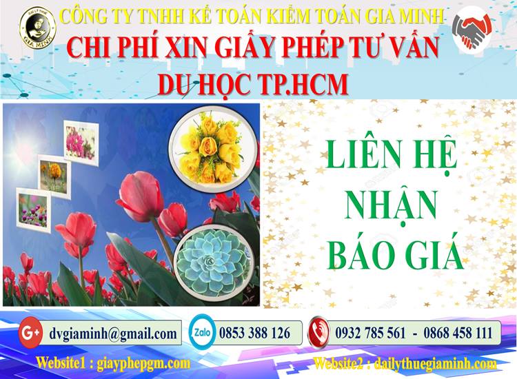 Xin giấy phép tư vấn du học Thái Nguyên 5 Bảng giá xin giấy phép tư vấn du học Thái Nguyên