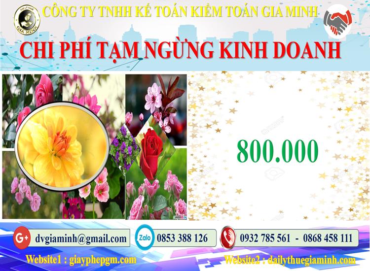 Cần tạm ngừng kinh doanh tại Quận 4 5 Bảng giá tạm ngừng kinh doanh tại Quận 4