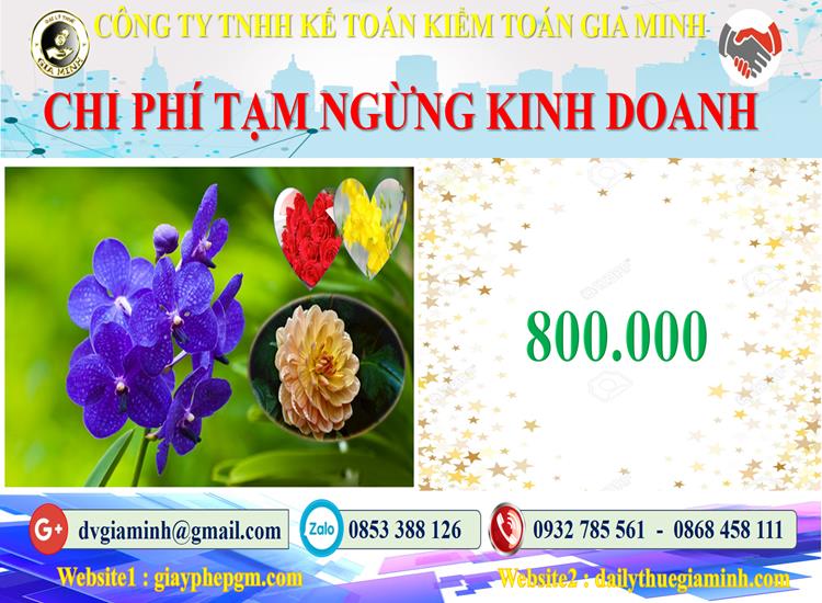 Cần tạm ngừng kinh doanh tại Quận Gò Vấp 5 Bảng giá tạm ngừng kinh doanh tại Quận Gò Vấp