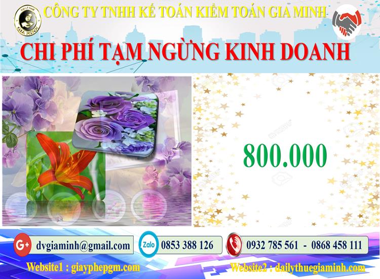 Cần tạm ngừng kinh doanh tại Quận Long Biên 5 Bảng giá tạm ngừng kinh doanh tại Quận Long Biên