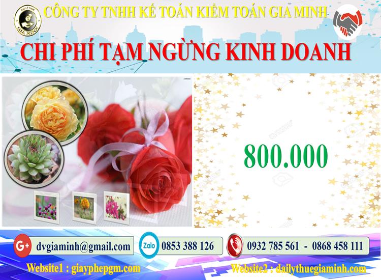 Cần tạm ngừng kinh doanh tại Quận Tân Phú 5 Bảng giá tạm ngừng kinh doanh tại Quận Tân Phú