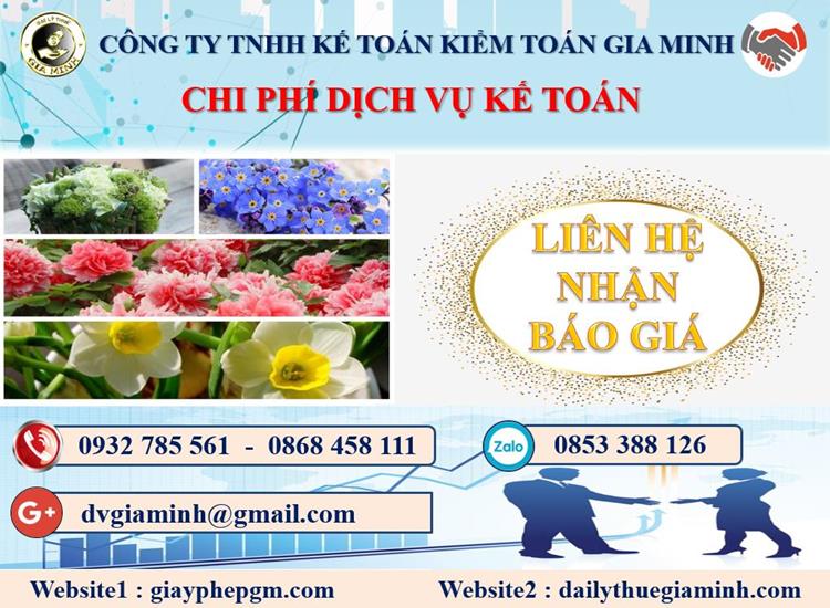 Chi phí dịch vụ kế toán ở Quận Long Biên