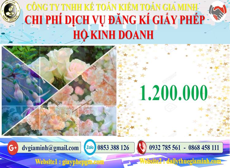 Dịch vụ đăng ký giấy phép hộ kinh doanh tại Bến Tre 5 Chi phí thành lập hộ kinh doanh tại Bến Tre