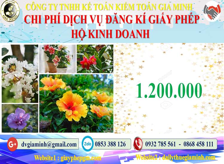 Chi phí thành lập hộ kinh doanh tại Huyện Nhà Bè