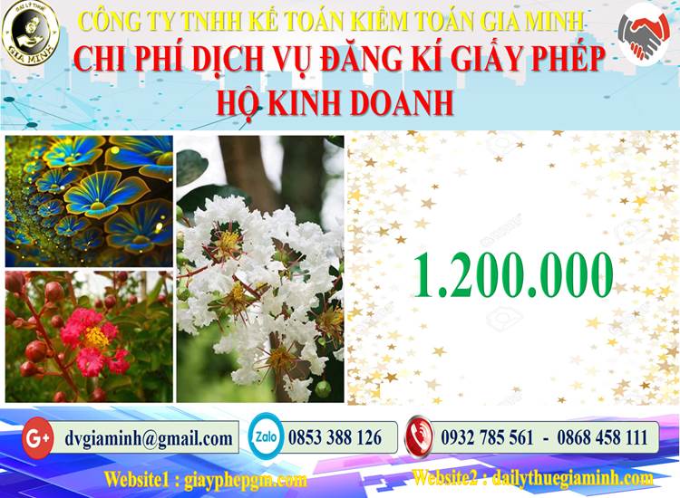 Dịch vụ đăng ký giấy phép hộ kinh doanh tại Quận Hoàng Mai 5 Chi phí thành lập hộ kinh doanh tại Quận Hoàng Mai