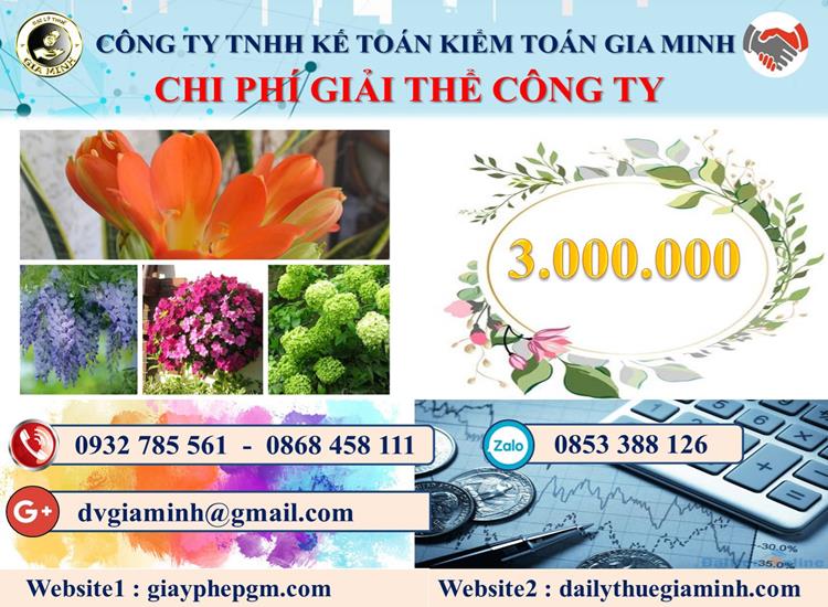 Dịch vụ giải thể công ty tại Huyện Cờ Đỏ trọn gói uy tín 5 Chi phí giải thể công ty tại Huyện Cờ Đỏ