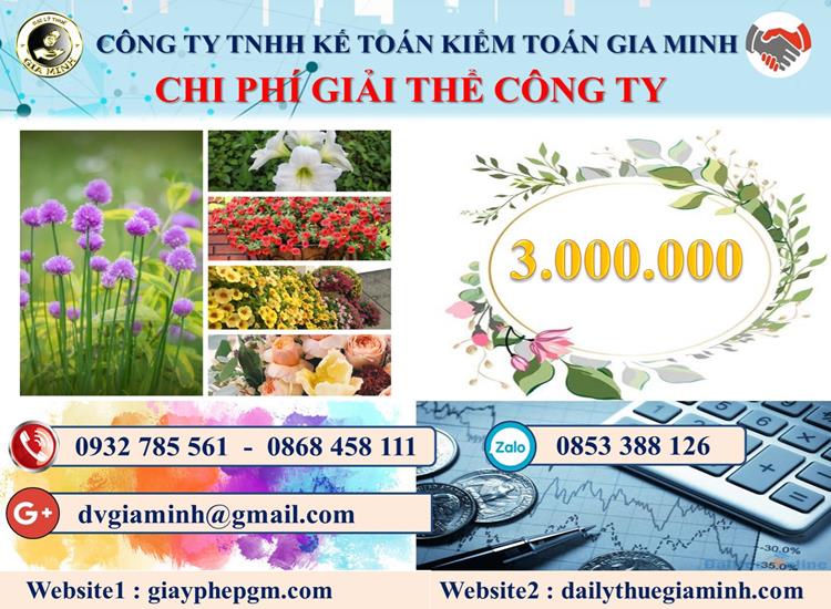 Dịch vụ giải thể công ty tại Quận Cầu Giấy trọn gói uy tín 5 Chi phí giải thể công ty tại Quận Cầu Giấy