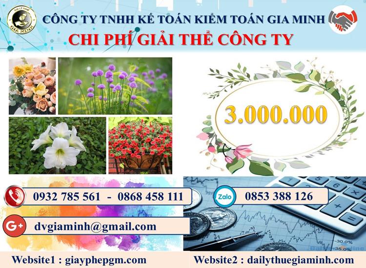 Dịch vụ giải thể công ty tại Thị Xã Sơn Tây trọn gói uy tín 5 Chi phí giải thể công ty tại Thị Xã Sơn Tây