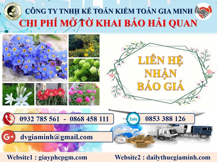 Chi phí dịch vụ hải quan giá rẻ Quận 6