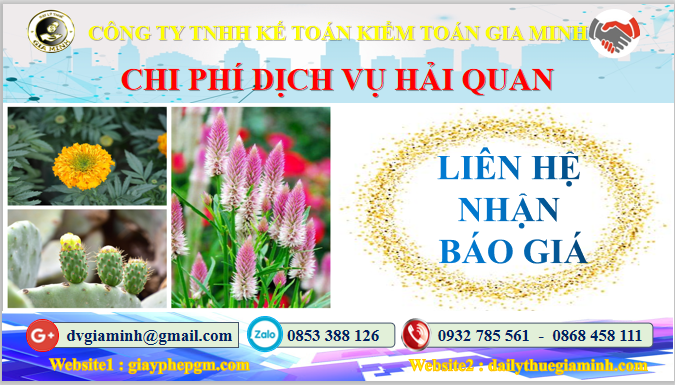 dịch vụ hải quan Hà Nội 5 Chi phí dịch vụ hải quan