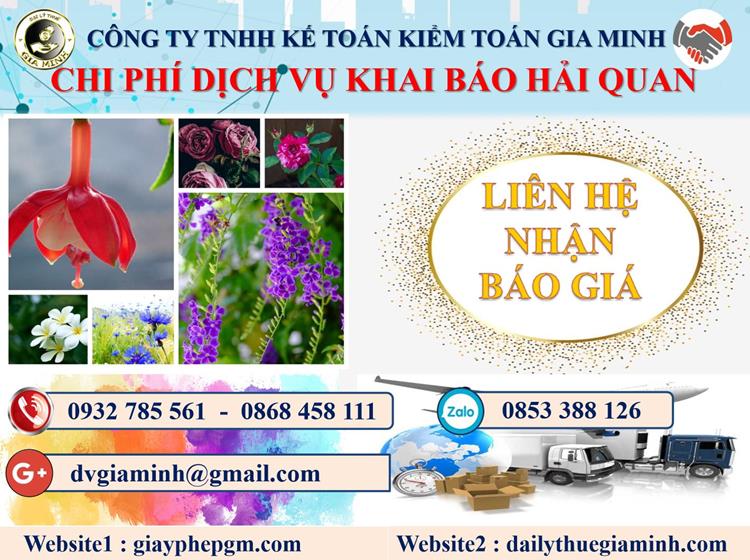 Chi phí dịch vụ hải quan tại Hải Phòng