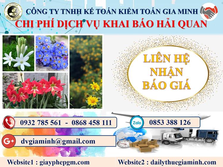 Dịch vụ hải quan Quận 12 5 Chi phí dịch vụ hải quan tại Quận 12