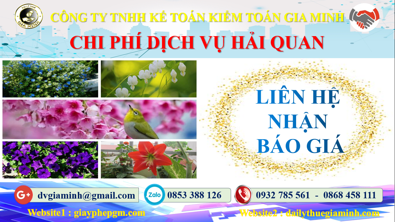 Dịch vụ hải quan TPHCM 5 Chi phí dịch vụ hải quan tại TPHCM