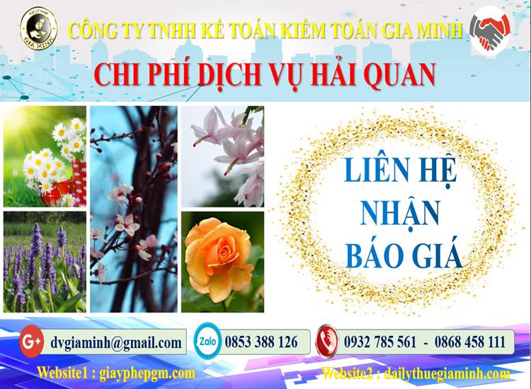 Chi phí dịch vụ hải quan Bắc Ninh