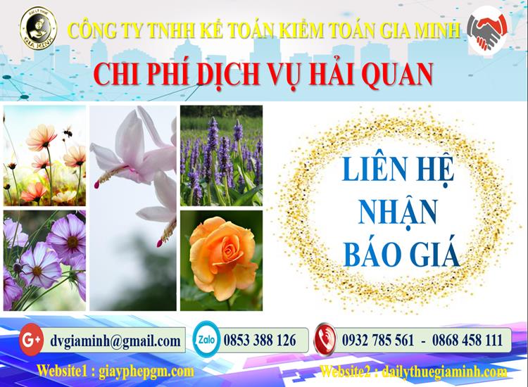 Chi phí dịch vụ hải quan Bình Thuận