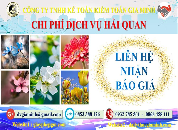 Dịch vụ hải quan uy tín Ninh Bình 5 Chi phí dịch vụ hải quan Ninh Bình