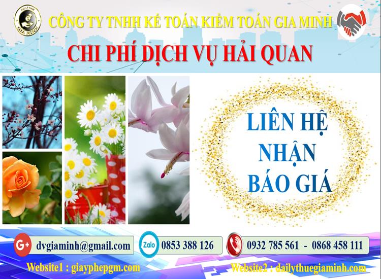 Dịch vụ hải quan uy tín Quận Hà Đông 5 Chi phí dịch vụ hải quan Quận Hà Đông