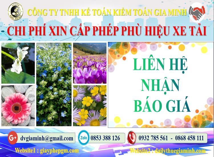 Dịch vụ làm phù hiệu xe tải tại Bắc Giang 5 Chi phí xin giấy phép phù hiệu xe tải tại Bắc Giang