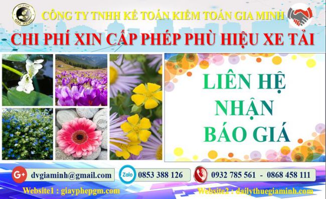 Dịch vụ làm phù hiệu xe tải tại Hòa Bình 5 Chi phí dịch vụ làm phù hiệu xe tại Hòa Bình