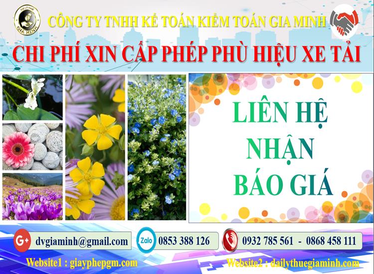 Dịch vụ làm phù hiệu xe tải tại Hưng Yên 5 Chi phí xin giấy phép phù hiệu xe tải tại Hưng Yên