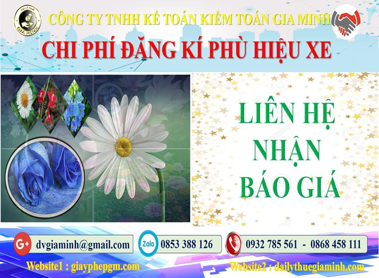 Chi phí làm phù hiệu xe tải tại Huyện Bình Chánh nhanh nhất chỉ 3 ngày