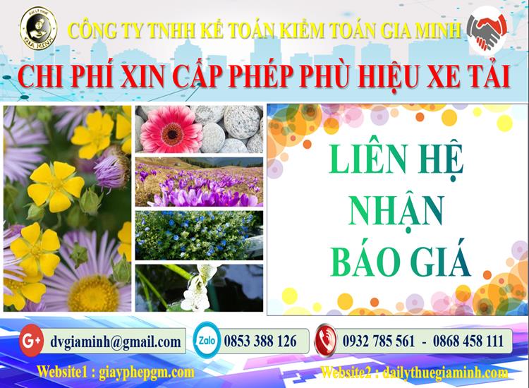 Dịch vụ làm phù hiệu xe tải tại Lai Châu 5 Chi phí xin giấy phép phù hiệu xe tải tại Lai Châu