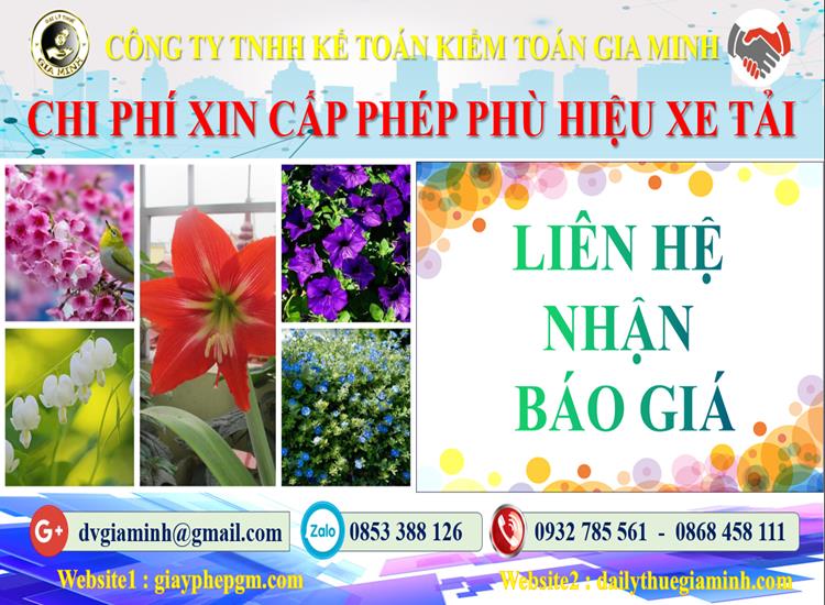 Chi phí xin giấy phép phù hiệu xe tải tại Nha Trang