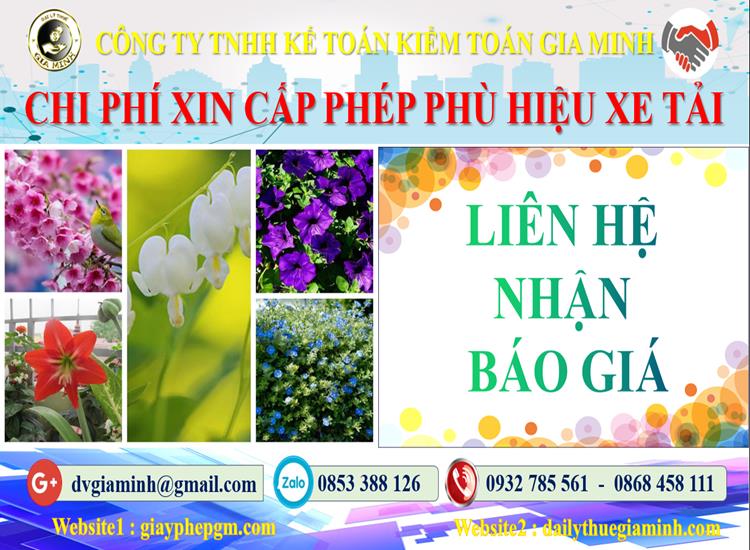 Dịch vụ làm phù hiệu xe tải tại Ninh Bình 5 Chi phí xin giấy phép phù hiệu xe tải tại Ninh Bình