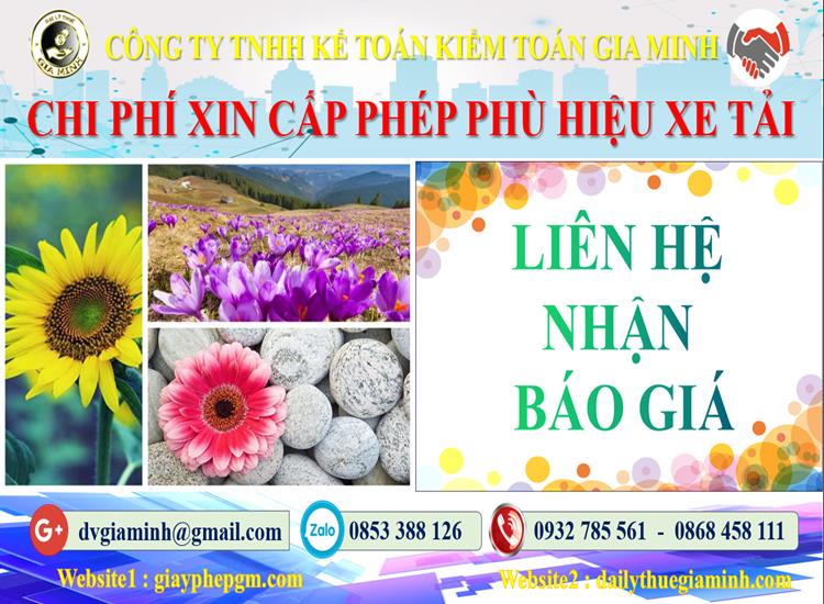 Chi phí xin giấy phép phù hiệu xe tải tại Quận 8