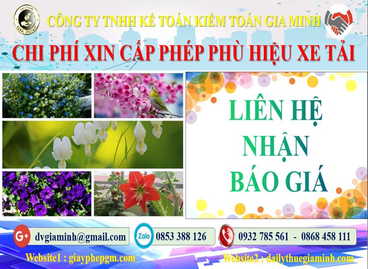 Dịch vụ làm phù hiệu xe tải tại Quảng Nam 5 Chi phí xin giấy phép phù hiệu xe tải tại Quảng Nam