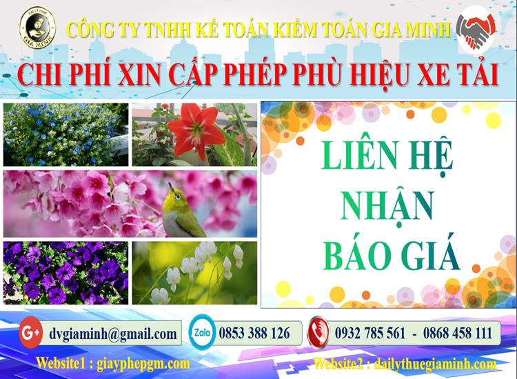 Dịch vụ làm phù hiệu xe tải tại Quảng Ninh 5 Chi phí xin giấy phép phù hiệu xe tải tại Quảng Ninh