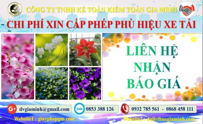 Dịch vụ làm phù hiệu xe tải tại Thanh Hóa 5 Chi phí xin giấy phép phù hiệu xe tải tại Thanh Hóa