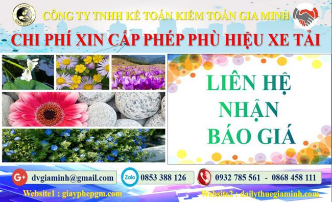Dịch vụ làm phù hiệu xe tải tại Thành phố Huế 5 Chi phí xin giấy phép phù hiệu xe tải tại Thành phố Huế