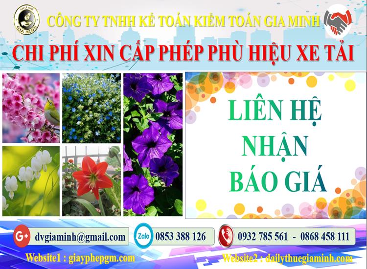 Dịch vụ làm phù hiệu xe tải tại Tuyên Quang 5 Chi phí xin giấy phép phù hiệu xe tải tại Tuyên Quang