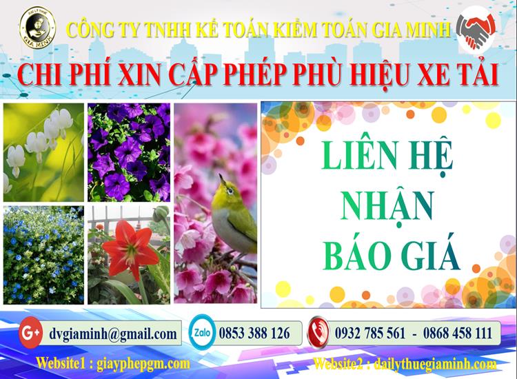Dịch vụ làm phù hiệu xe tải tại Yên Bái 5 Chi phí xin giấy phép phù hiệu xe tải tại Yên Bái