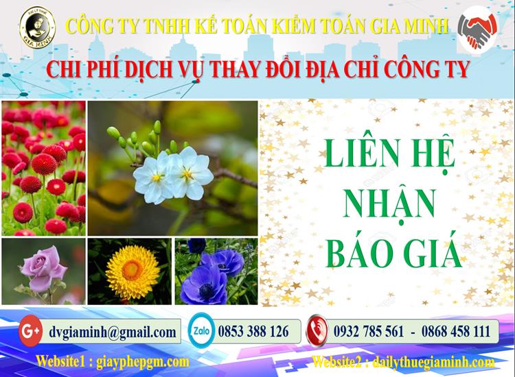 Dịch vụ thay đổi địa chỉ công ty tại Quận 2 5 Chi phí thay đổi địa chỉ công ty tại Quận 2