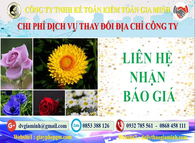Dịch vụ thay đổi địa chỉ công ty tại Thành phố Hải Phòng 5 Chi phí thay đổi địa chỉ công ty tại Thành phố Hải Phòng