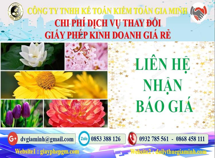 Chi phí đăng ký giấy phép kinh doanh tại Cần Thơ