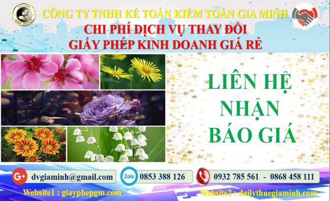 Thủ tục đăng ký giấy phép kinh doanh tại Huyện Bình Chánh