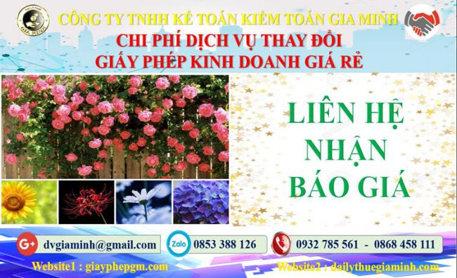 Chi phí đăng ký giấy phép kinh doanh tại Huyện Cần Giờ