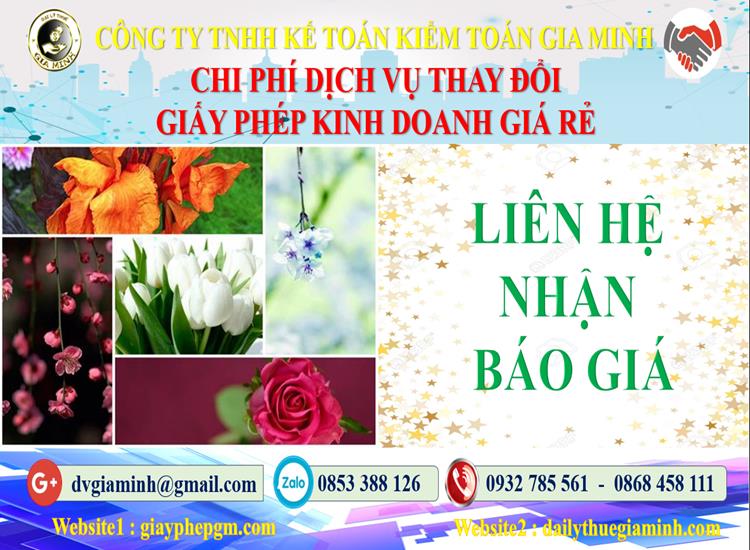 Chi phí đăng ký giấy phép kinh doanh tại Huyện Mê Linh