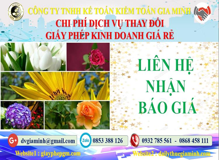 Chi phí đăng ký giấy phép kinh doanh tại Huyện Phú Xuyên