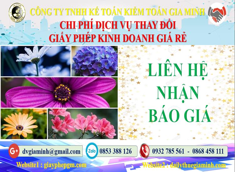 Chi phí đăng ký giấy phép kinh doanh tại Huyện Thanh Oai