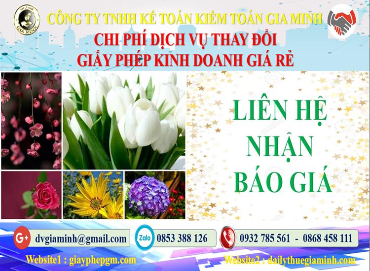 Chi phí đăng ký giấy phép kinh doanh tại Huyện Từ Liêm