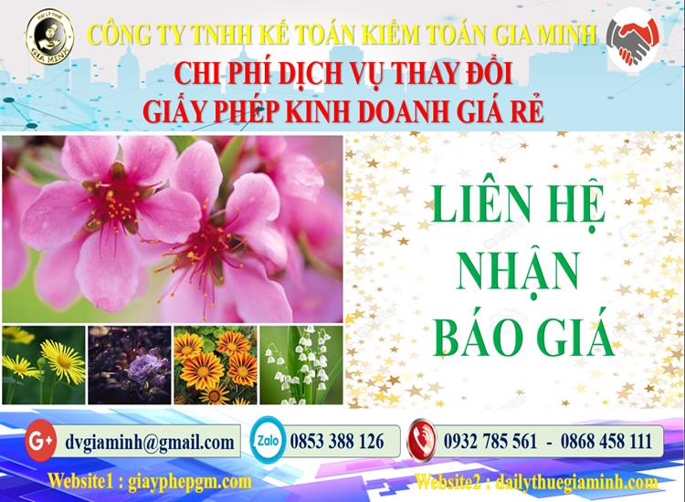 Chi phí đăng ký giấy phép kinh doanh tại Quận 5