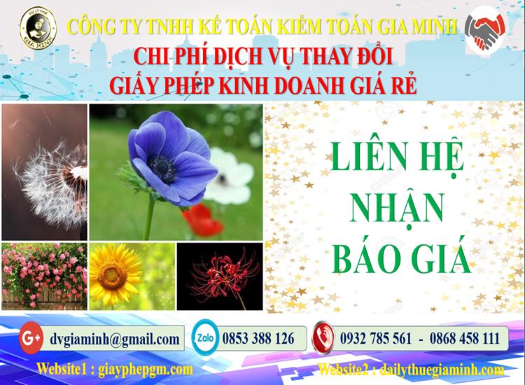 Thủ tục đăng ký giấy phép kinh doanh tại Quận Bắc Từ Liêm 5 Chi phí đăng ký giấy phép kinh doanh tại Quận Bắc Từ Liêm