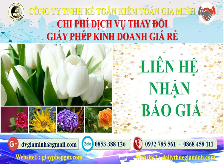 Chi phí đăng ký giấy phép kinh doanh tại Quận Bình Thủy